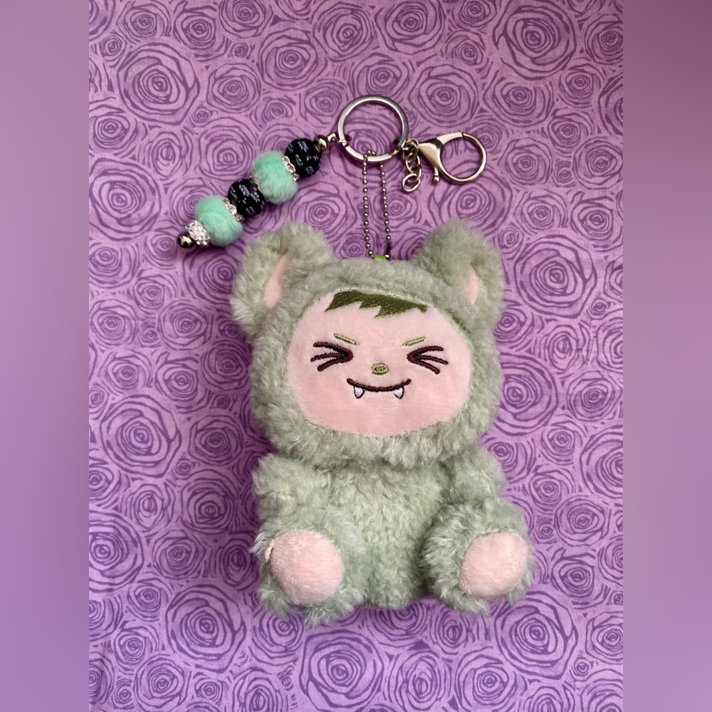 Adorable Plush Fang Fairytale Creature Fuzzy Keychain Bag Clip